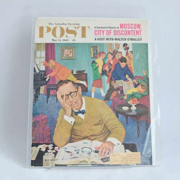 The Saturday Evening Post Magazine COVER May 14 1960 - Picture 1 of 3